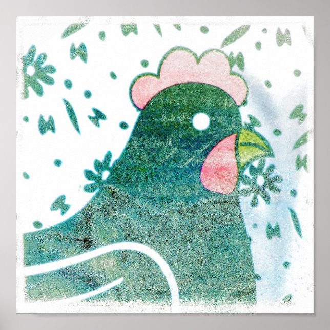 Poster Hen Art (Devant)