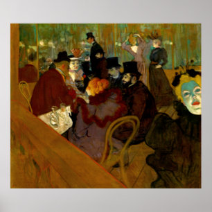 Poster Henri de Touolouse-Lautrec - Moulin Rouge