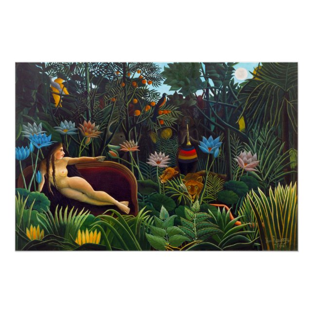 Poster Henri Rousseau Le rêve 1910 (Le Rêve) CC1146 (Devant)