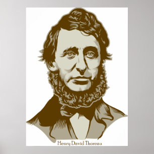 Poster Henry David Thoreau