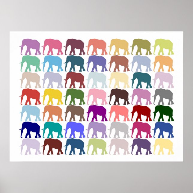 Poster Herd coloré (Devant)