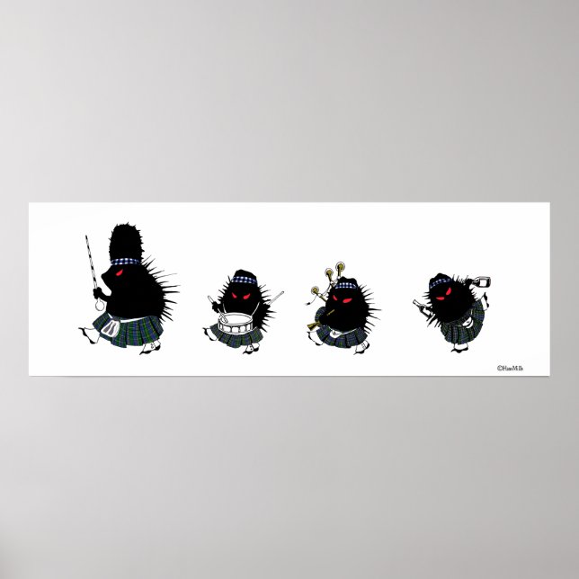 Poster Hérisson des Highlands (Devant)