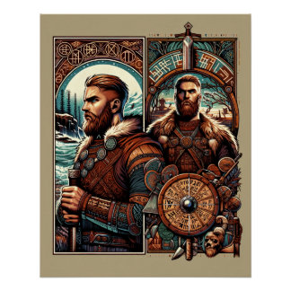 Poster Héritage du guerrier nordique