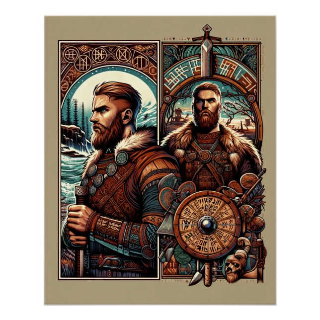 Poster Héritage du guerrier nordique (Devant)