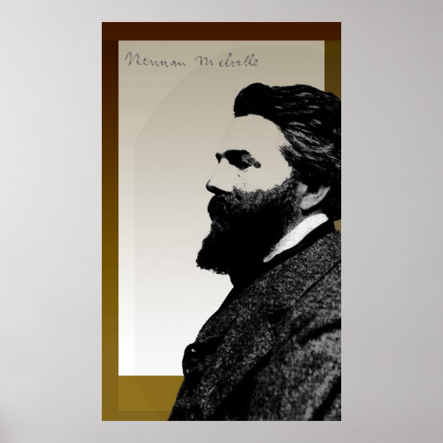 Poster Herman Melville (Devant)