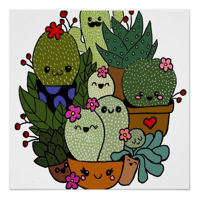 Poster heure du cactus (Devant)