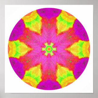 Poster "Heure pour enfants" Crystal Mandala