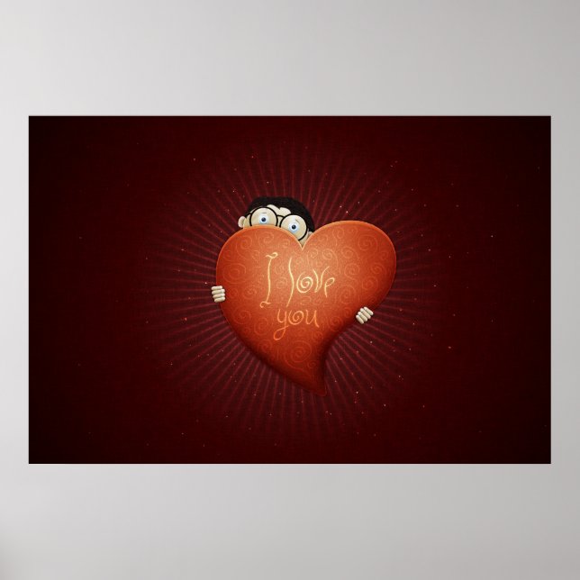 Poster Heureuse Sainte-Valentin : Un Garçon Amoureux (Ang (Devant)