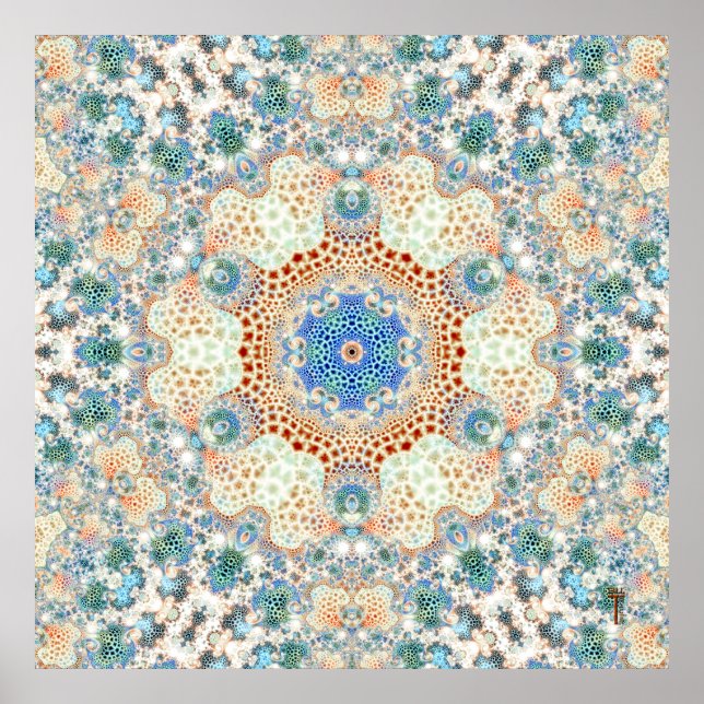 Poster Hexagramme particularisé Variation 6 Art Imprimer (Devant)