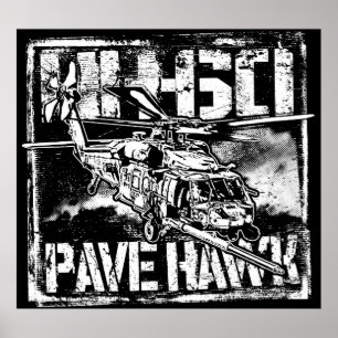 Poster HH-60 Pave Hawk Modèle BK Poster