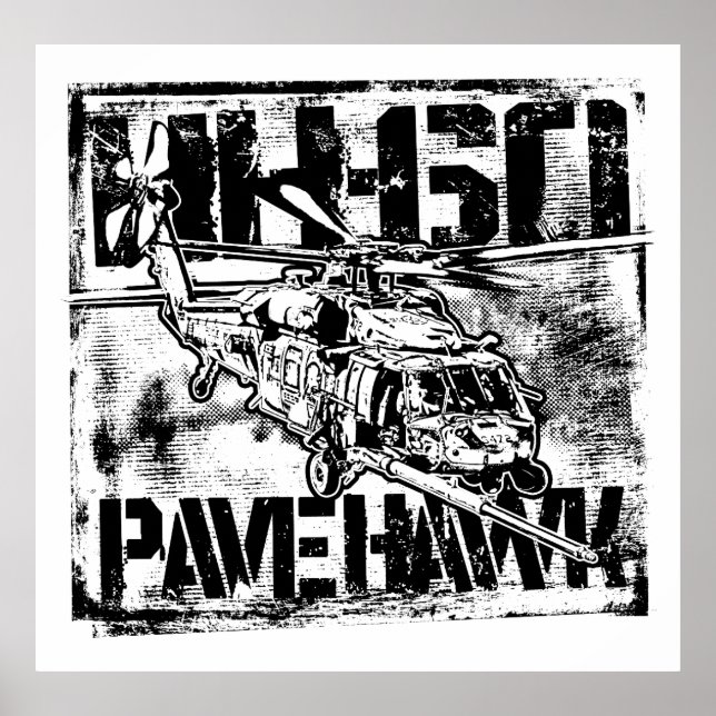 Poster HH-60 Pave Hawk Modèle Poster WT (Devant)