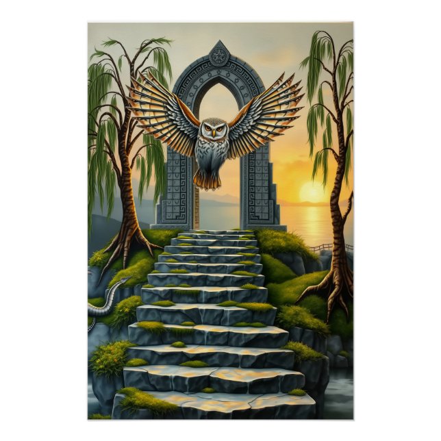Poster Hibou incroyable  (Devant)