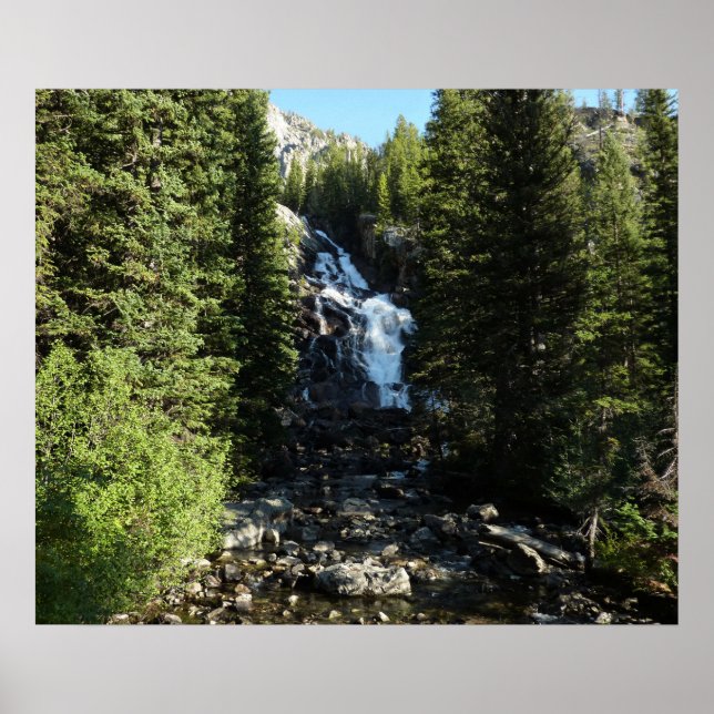 Poster Hidden Falls dans le parc national du Grand Teton (Devant)