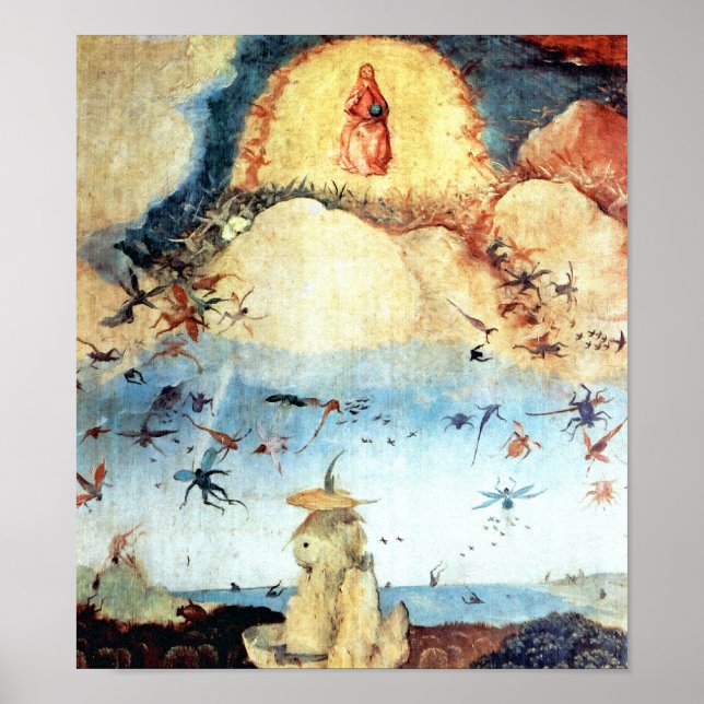 Poster Hieronymus Bosch - Chute des anges rebelles (Devant)