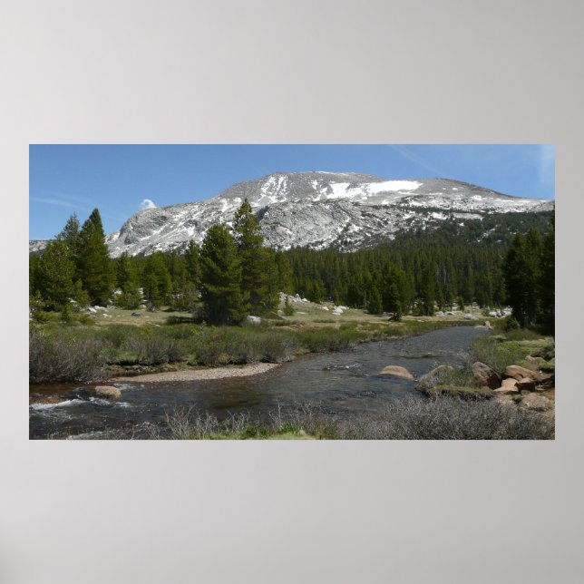 Poster High Country Mountain Stream II at Yosemite (Devant)