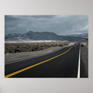 Poster Highway Road - Wave Crest California