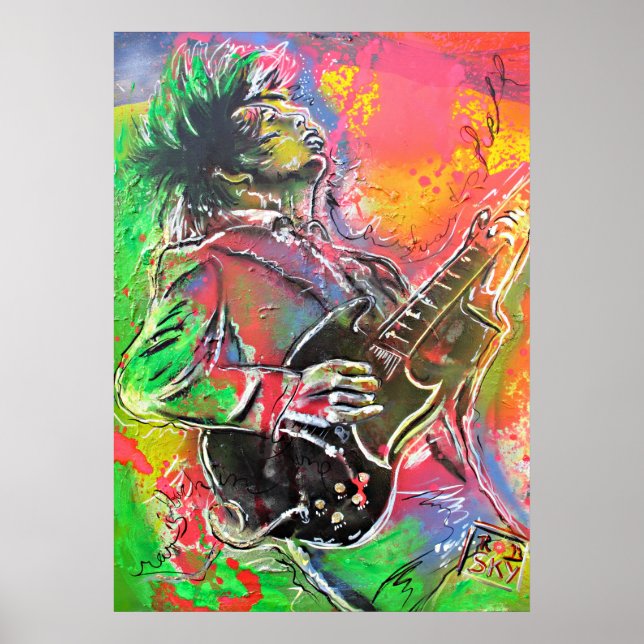 Poster Highway to hell - the feel of music by RobSky (Devant)