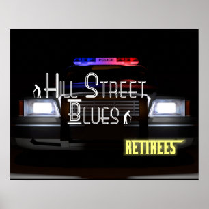 Poster Hill Street Blues - Retraités