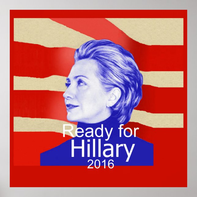 Poster Hillary Clinton 2016 (Devant)