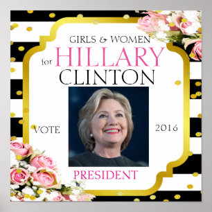 Poster Hillary Clinton pour le président 2016