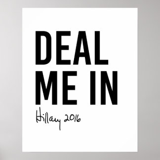 Poster Hillary - Faites-Moi Entrée -