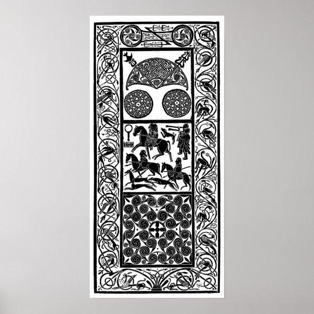 Poster Hilton Of Cadboll stone (Devant)