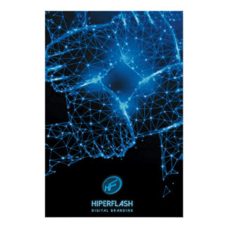 Poster Hiperflash - Digital Branding (Quadro de parede)