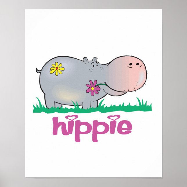 Poster hippie (Devant)