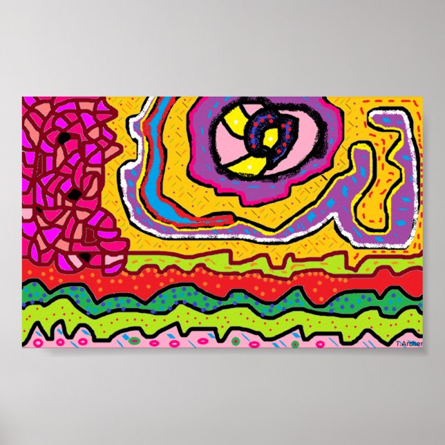 Poster Hippie Imprimer l'image (Devant)