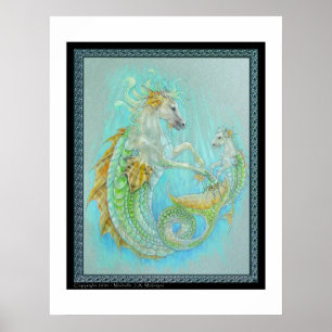 Poster Hippocampe (dragon de cheval)