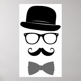 Poster Hipster classique
