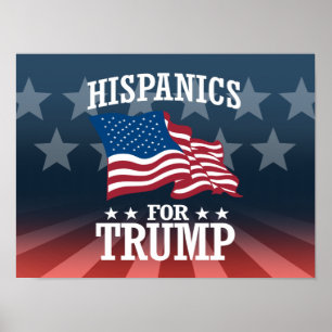 POSTER HISPANIQUE POUR TRUMP
