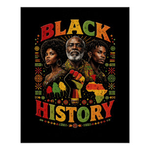 Poster Histoire des Noirs