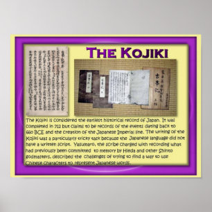 Poster Histoire, Japon, Kojiki