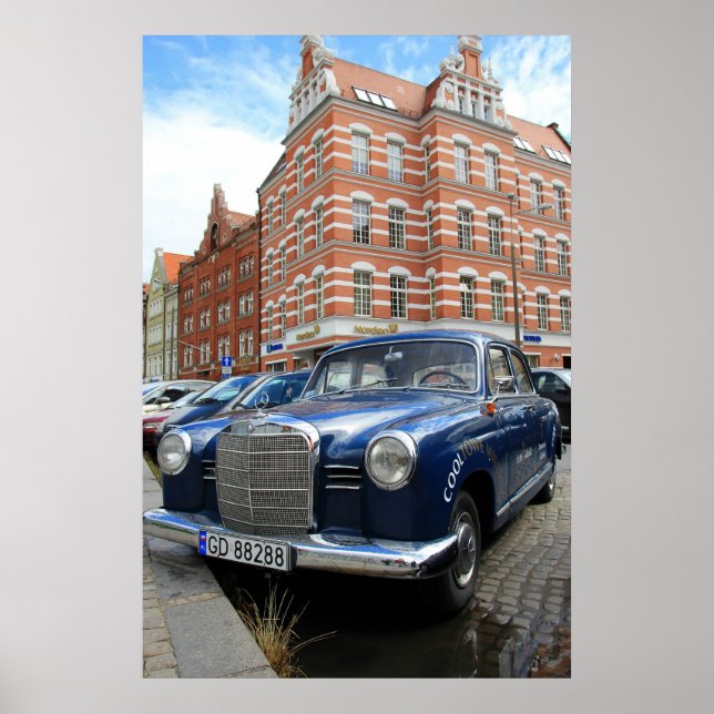 Poster historique de Gdansk Pologne (Devant)