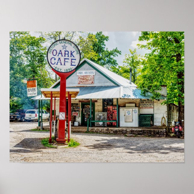 Poster historique du magasin général Oark (Devant)