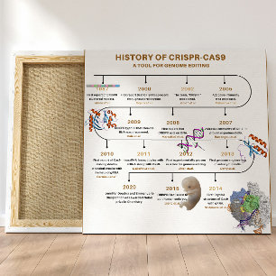 Poster History of CRISPR genome editing timeline