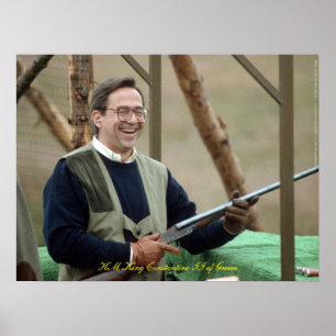 Poster HM King Constantine II de Grèce