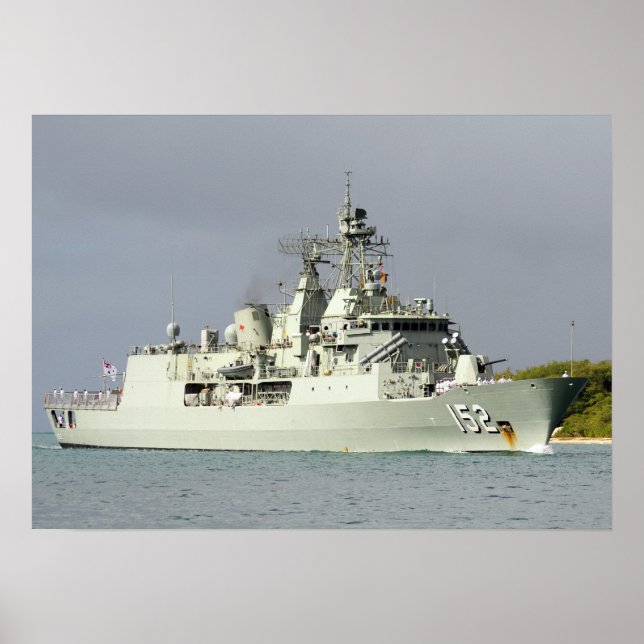 Poster HMAS Warramunga (FFGH 152) (Devant)
