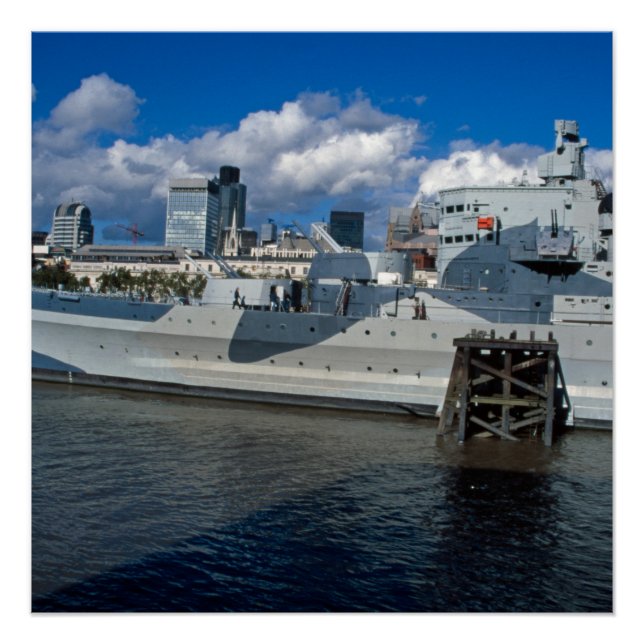 Poster HMS Belfast London (Devant)