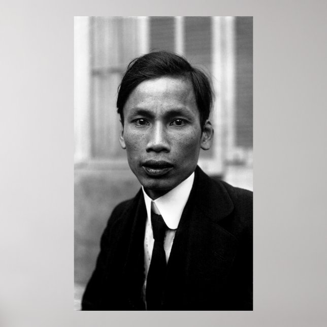 Poster Ho Chi Minh Nguyen Ai Quoc Portrait 1921 (Devant)