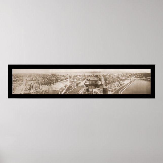 Poster Hoboken Weehawken NJ Photo 1909 (Devant)