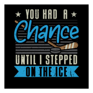 Poster Hockey sur glace