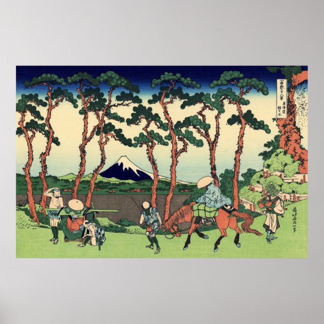 Poster Hodogaya on the Tōkaidō (Devant)