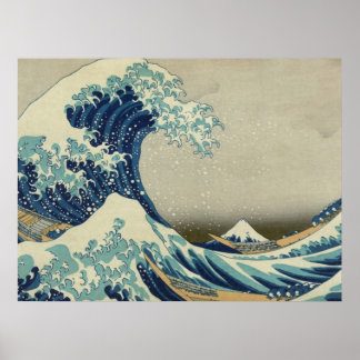 Poster Hokusai's