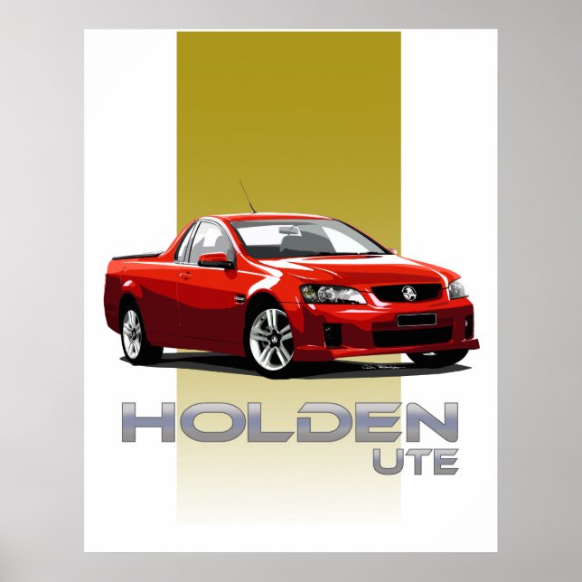 Poster Holden Ute (Devant)
