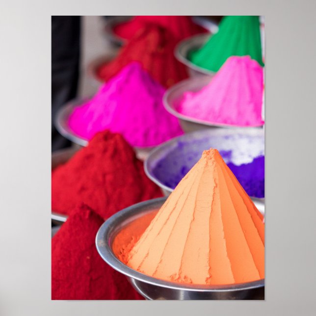 Poster Holi Powder Paint (Devant)