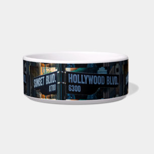 Poster Hollywood Blvd. écuelle pour animaux
