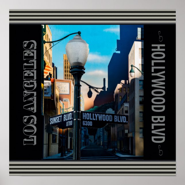 Poster Hollywood Blvd. Poster (Devant)