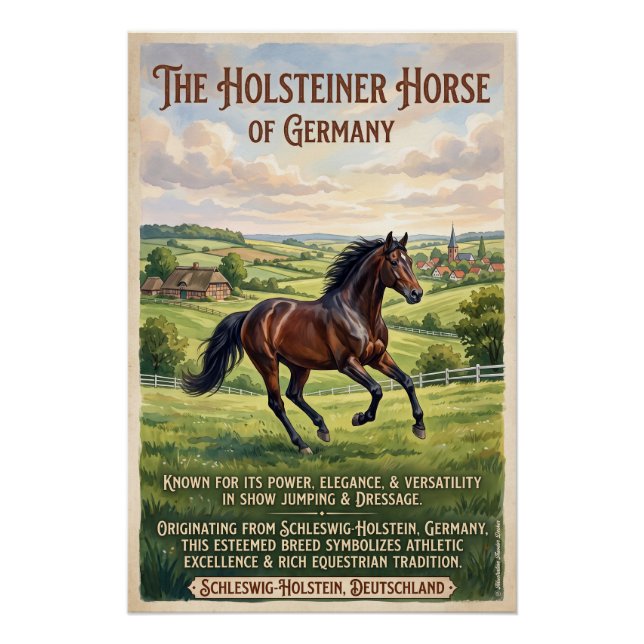 Poster Holsteiner  (Devant)